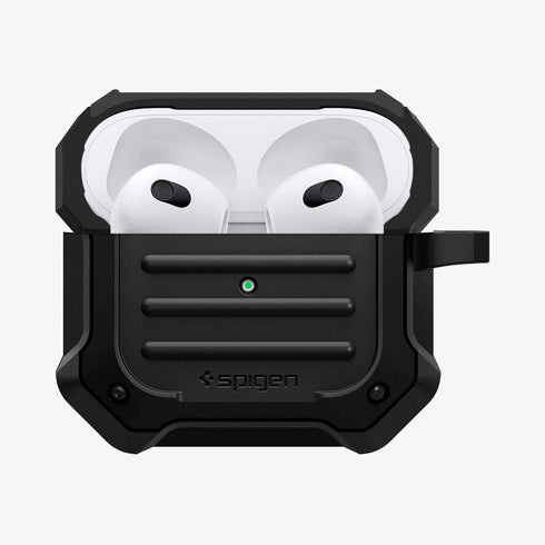 ASD00537 - Apple AirPods Pro Case Tough Armor in black showing the front